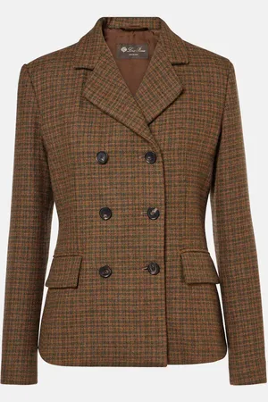 Loro Piana Blazer Lucile aus Wolle, Kaschmir und Mohair