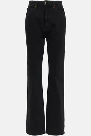 Khaite High-Rise Straight Jeans Danielle