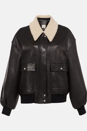Khaite Lederjacke Shellar mit Shearling