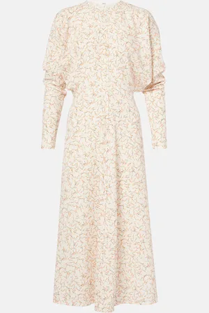 Victoria Beckham Bedrucktes Midikleid Dolman