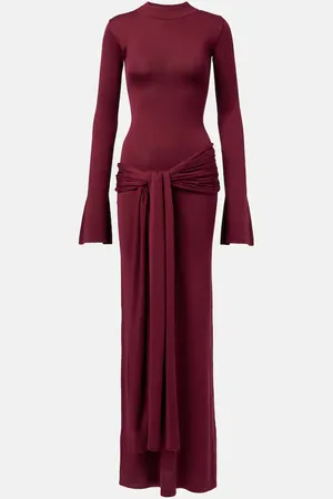 AYA MUSE Maxikleid aus einem Seidengemisch