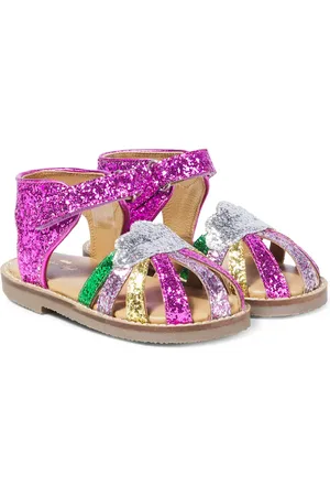 Konges Sløjd Konges Sløjd Sandalen Rainbow mit Glitter