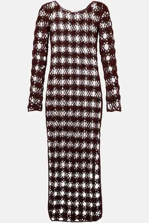 ANNA KOSTUROVA Maxikleid aus Häkelstrick