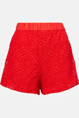 SIR High-Rise Shorts aus Häkelstrick