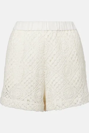 SIR High-Rise Shorts aus Häkelstrick