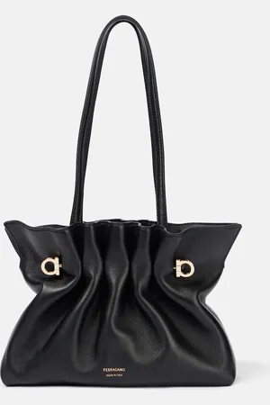 Salvatore Ferragamo Schultertasche Gancini Small aus Leder