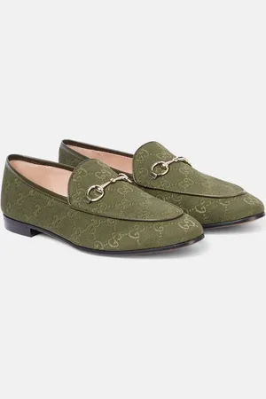 Gucci Loafers Jordaan GG aus Canvas