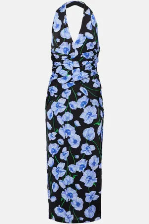 Carolina Herrera Bedrucktes Midikleid