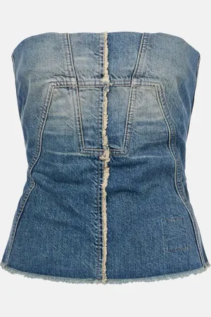 Rick Owens Top aus Denim