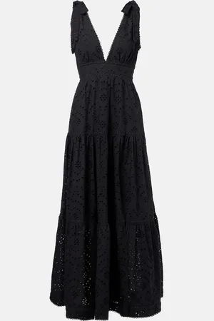 POUPETTE ST BARTH Besticktes Maxikleid Perla aus Baumwolle