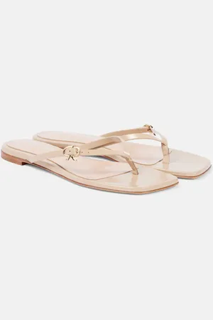 Gianvito Rossi Sandalen Ribbon aus Lackleder