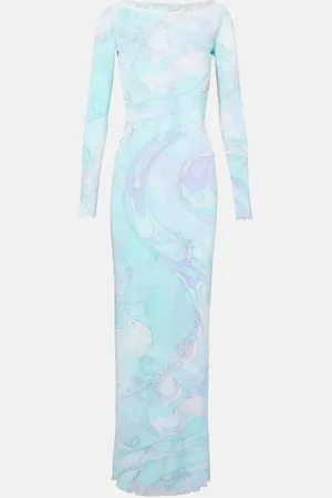 Puccini Maxikleid Orchidee aus Tüll