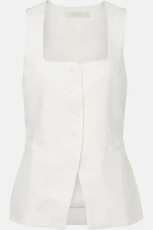 FAITHFULL THE BRAND Top aus Leinen