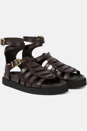 ZIMMERMANN Römersandalen Goldie aus Leder
