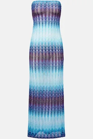 Missoni Maxikleid aus Häkelstrick