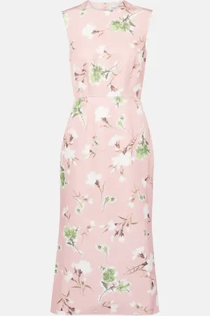 Erdem Midikleid aus Faille