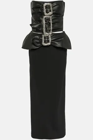 Jean Paul Gaultier Robe mit Leder