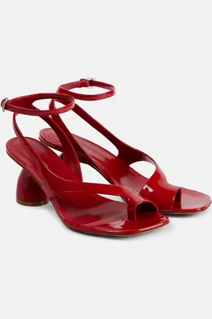 DRIES VAN NOTEN Sandalen aus Lackleder