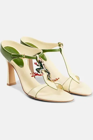 Bottega Veneta Verzierte Sandalen Rana aus Leder