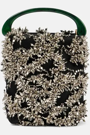 DRIES VAN NOTEN Verzierte Tote aus Satin