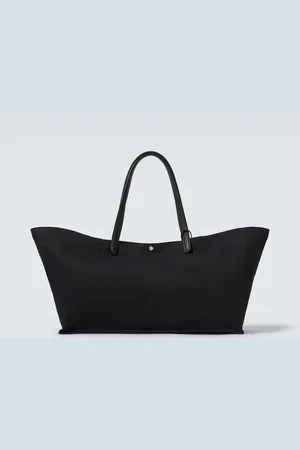 The Row Tote Idaho XL aus Canvas mit Leder