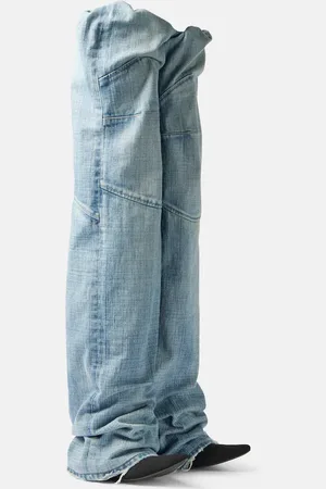 Balenciaga Pantaboots New Flex 90 aus Denim
