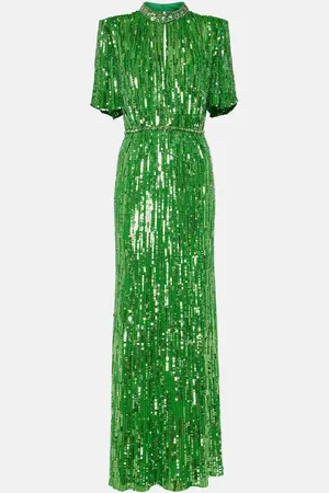 Jenny Packham Robe Viola mit Pailletten