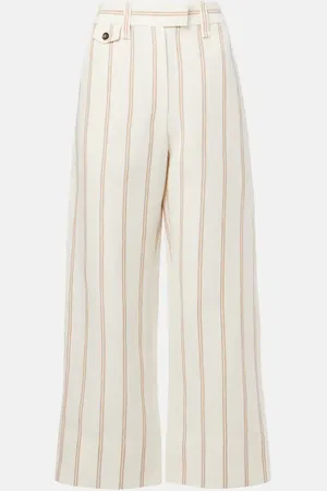 Brunello Cucinelli Chinohose Monili aus Leinen und Baumwolle