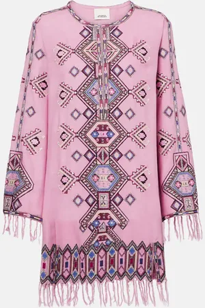 Isabel Marant Minikleid Zayana aus Seide mit Pailletten