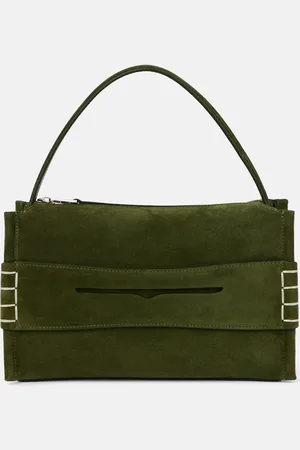 J.W.Anderson Schultertasche Loafer Small aus Veloursleder