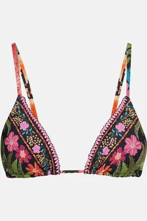 Farm Rio Bikini-Oberteil Stitched Garden Tapestry