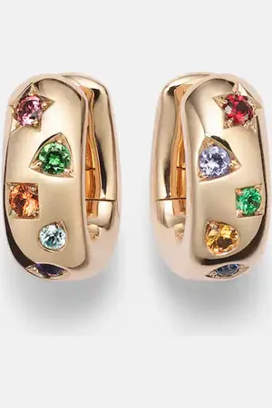 Pomellato Ohrringe Iconica aus 18kt Rosé mit Edelsteinen
