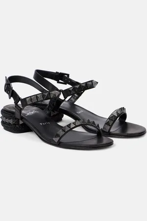 Christian Louboutin Sandalen Pyrasand 30 aus Leder