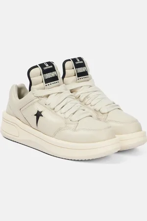 Rick Owens X Converse Sneakers Turbowpn aus Leder