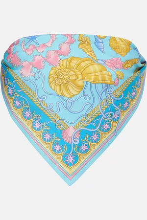 VERSACE Bandeau-Top Signature Barocco aus Twill