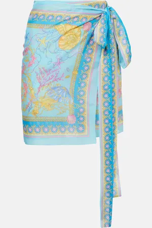 VERSACE Pareo aus Seide und Baumwolle