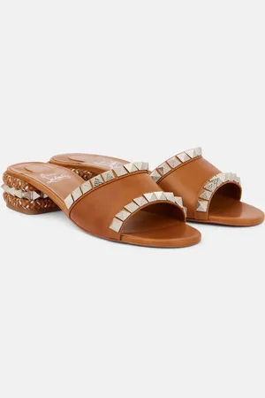 Christian Louboutin Pantoletten Pyramule 30 aus Leder