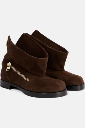 J.W.Anderson Bikerstiefel aus Veloursleder