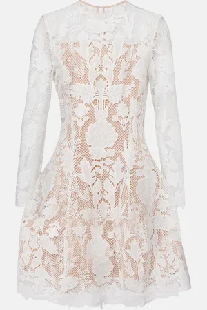 Oscar de la Renta Minikleid aus Guipure-Spitze