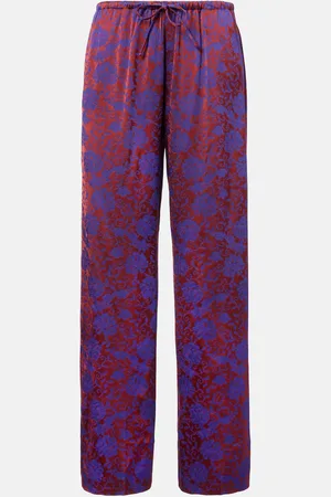 DRIES VAN NOTEN Gerade Hose aus Jacquard