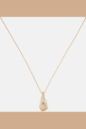 Bottega Veneta Verzierte Halskette Rana, 18kt vergoldet