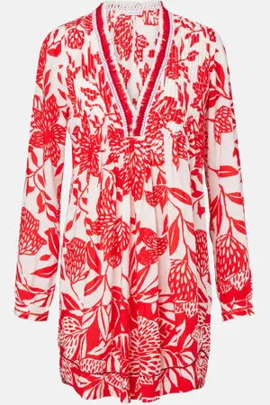 POUPETTE ST BARTH Bedrucktes Minikleid Ola