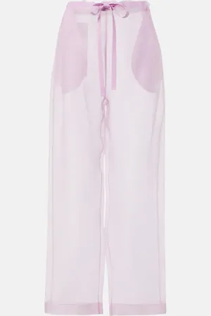 Khaite Weite Hose Trenton aus Organza
