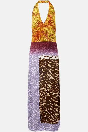 DRIES VAN NOTEN Bedrucktes Maxikleid