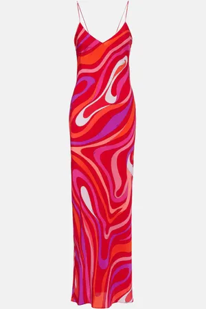 Puccini Slipdress Marmo aus Seide