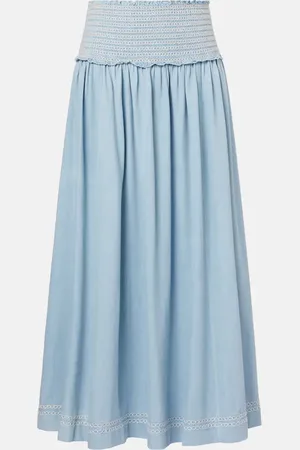 ZIMMERMANN Midirock Ascension aus Denim