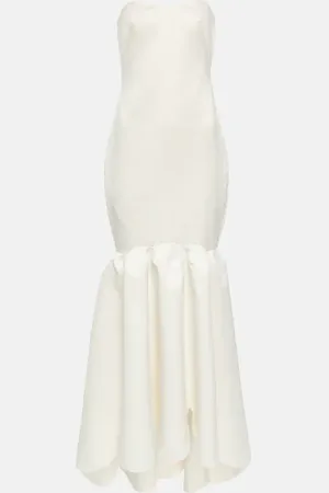 ROTATE Bridal Robe Egret aus Twill