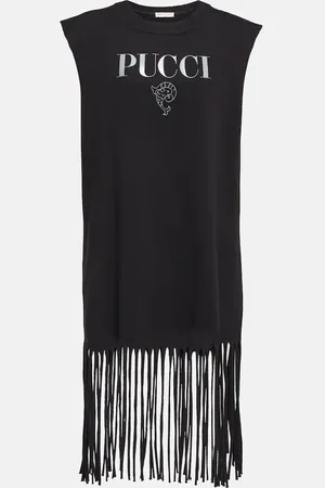 Puccini Minikleid aus Baumwoll-Jersey