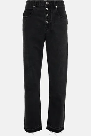Marant Etoile High-Rise Straight Jeans Belden