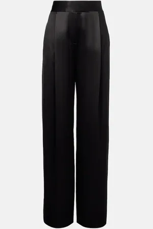The Sei Weite High-Rise-Hose aus Seide